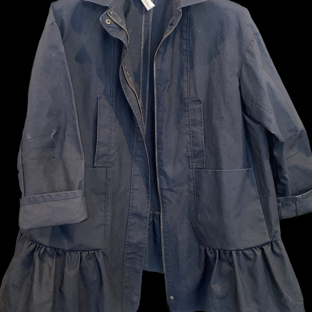 Plus Size Navy Blue Red Valentino jacket
